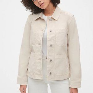 SALE! Gap Ivory Chore Jacket